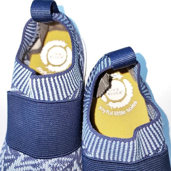 Livie & Luca 12 Blue Star Lynx "Denim Star" Mesh Sneakers - Picture 5 of 7